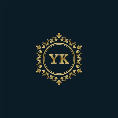 YK Letter Logo Design with Simple Style Stock Vector - Illustration of ...