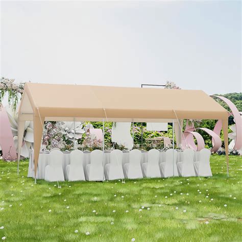 Tangkula 10x20 Ft Heavy-Duty Carport, Portable India | Ubuy