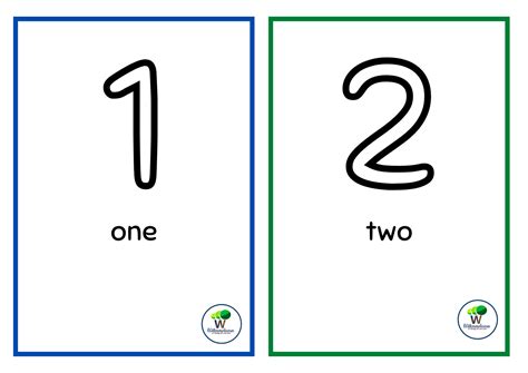 Image result for Large Printable Number Cards