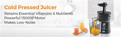 KENT 16006 Cold Pressed Juicer | Retains More Nutrients & Fibre ...