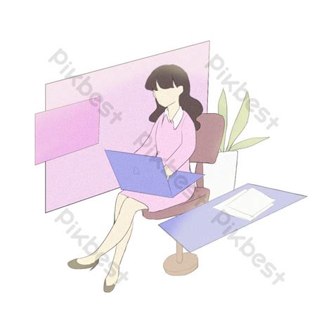 Interview Girl PNG 的图像结果