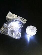 12 White Big Light-Up Jelly Rings Flashing LED Bumpy India | Ubuy