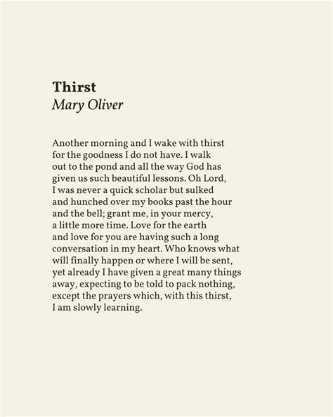 Mary Oliver Love Quotes