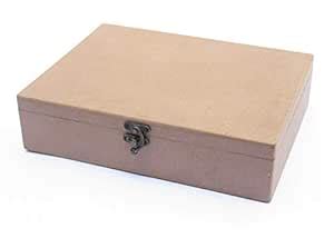IVEI DIY MDF Box Craft - Plain MDF Wood Blank Rectangular Box for ...
