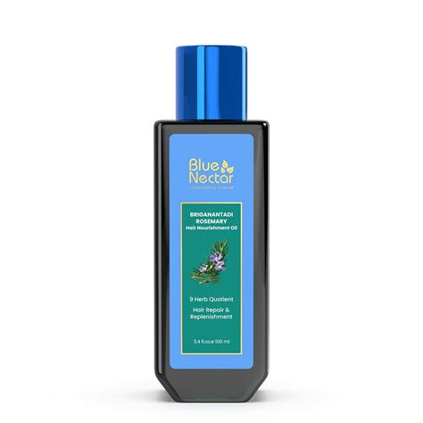 Buy Blue Nectar Rosemary Oil for Hair Growth with Bhringraj Oil for ...