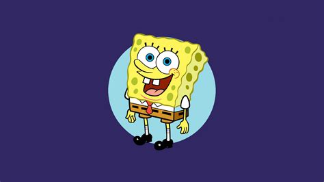 SpongeBob smiley face Wallpaper 4K, Aesthetic Spongebob