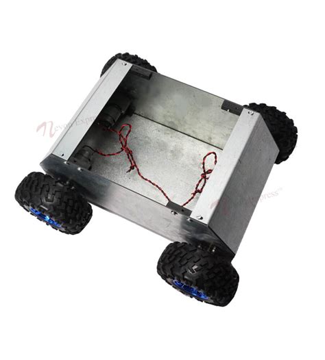 Buy DIY All Terrain Metal Adventure Tank Robot Chassis Arduino ...