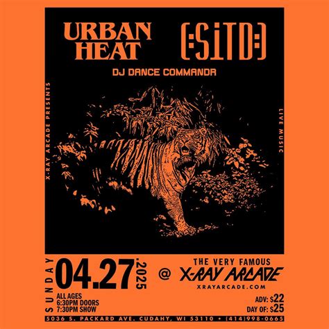 URBAN HEAT / [:SITD:] / NO MOTEL / NIGHT RITUALZ / DJ DANCE COMMANDR ...