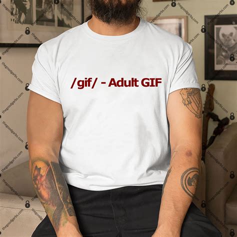 Adult GIF 4chan Logo /gif/ Shirt