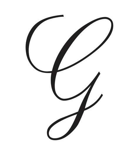 Cursive G Uppercase