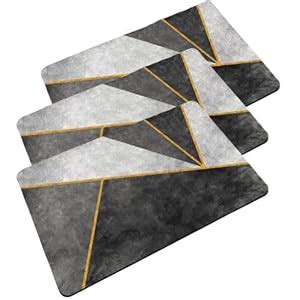 Buy SHALVI Decorative Bathroom Mat, Non Slip, High Soaking, Quick ...