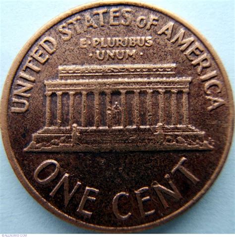 1 Cent 1972, Cent, Lincoln Memorial (1959-2008) - United States of ...