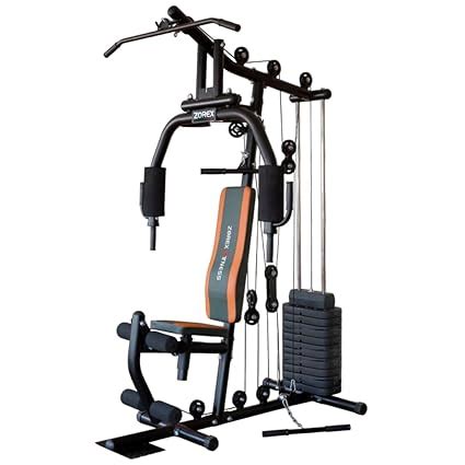 Zorex Fitness HGZ-1001 Multi-Gym Equipment for Home Workout with 72kg ...