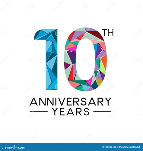 10 Year Anniversary Symbol