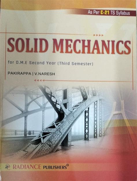 Solid Mechanics For D.M.E Second Year ( Third Semister ) 1st Edition ...