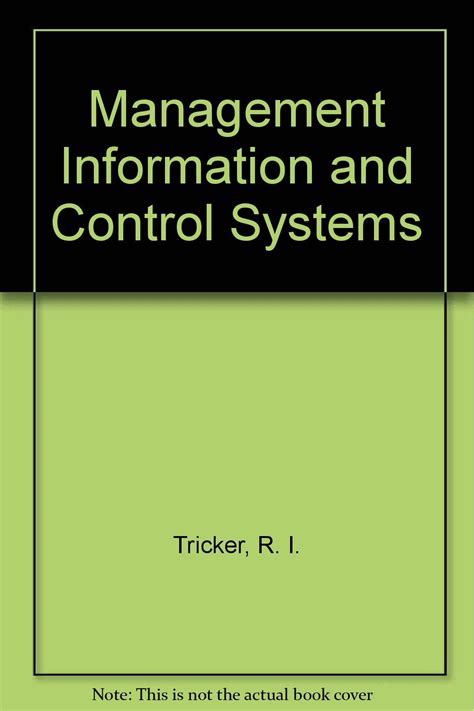Buy Management Information and Control Systems Book Online at Low ...