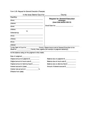 Iowa Request General - Fill Online, Printable, Fillable, Blank | pdfFiller