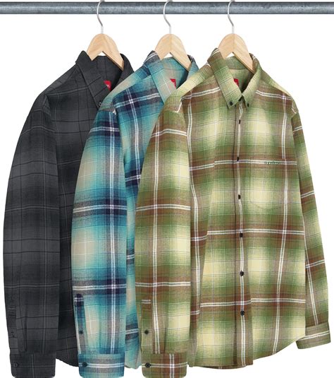 Shadow Plaid Flannel Shirt | Supreme 23ss
