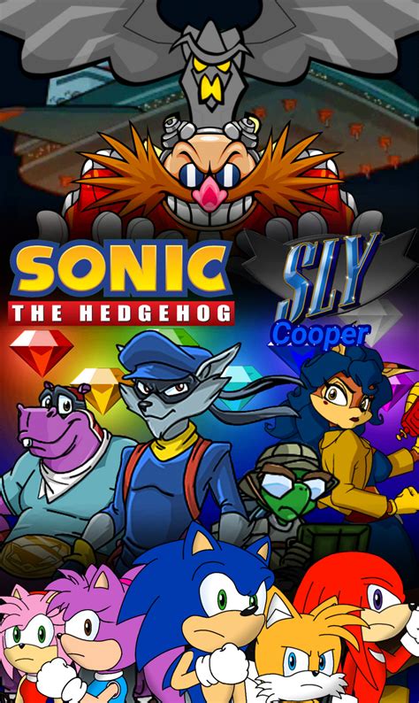 Sonic the Hedgehog and Sly Cooper - Fanfic Cover by JadyellySparkle on ...