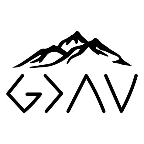 God is Greater Than Your Highs and Lows Vector Set SVG PNG - Etsy