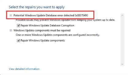 Image result for Potential Windows Database Error