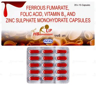 New Hb Up Capsule 15 - Uses, Side Effects, Dosage, Price | Truemeds