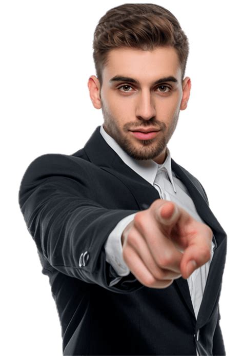Business Man Pointing PNG 的图像结果
