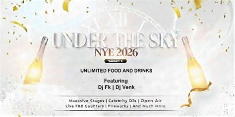 NIRANTARA RESORT NYE 2026 - UNDER THE SKY nye-parties Event Tickets ...