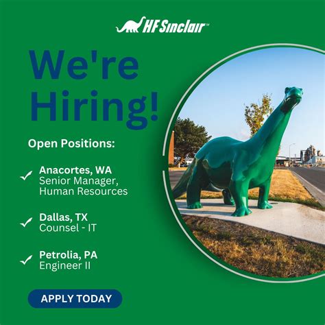 HF Sinclair on LinkedIn: #hiring #stepupandstandout