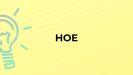 Image result for Hoe Problem