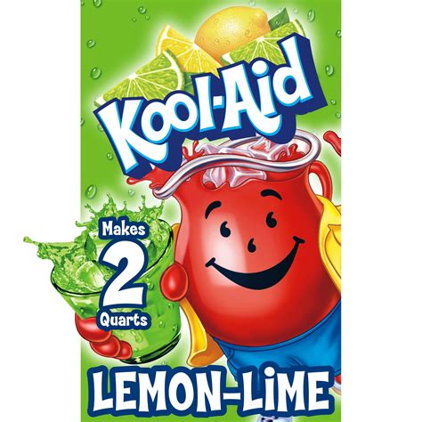 Kool-Aid Lemon Lime Artificial Flavor, Unsweetened Powdered Soft Drink ...