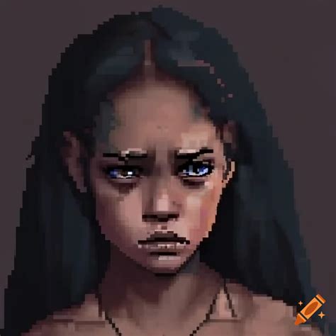 Sad Pixel Art Images/sad Face Pixel Art