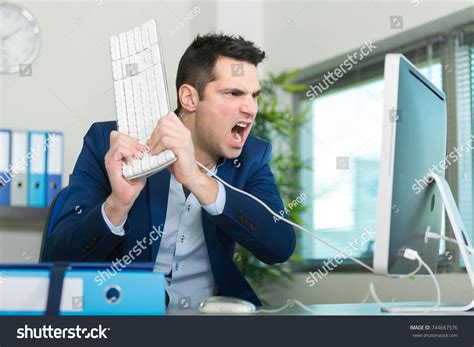 Image result for Someone Raging at the Computer