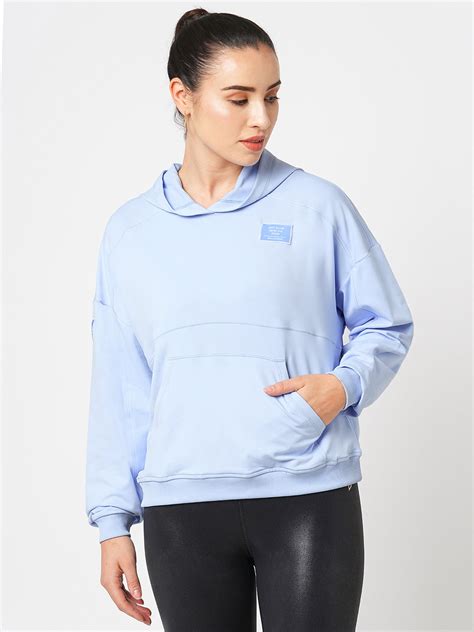 Just Glow With The Flow Blue Hoodie – BODD ACTIVE