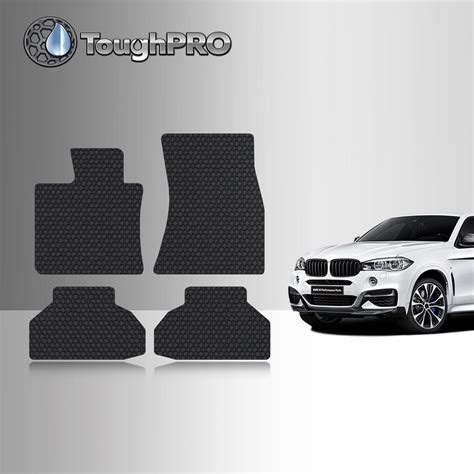 Toughpro Floor Mats Black for BMW X6 All Weather Custom Fit 2015-2019 ...