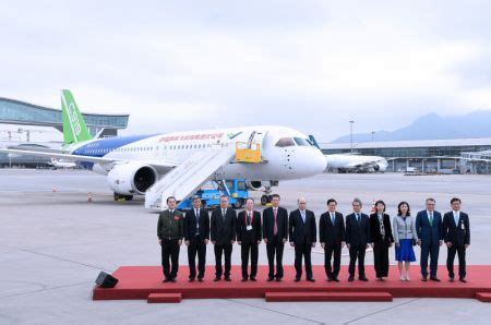 Photos : Cérémonie de bienvenue aux avions de ligne chinois C919 et ...