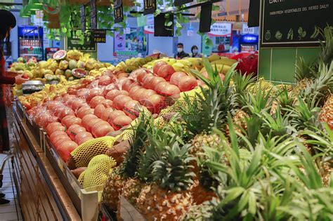 生鲜商超水果与应季蔬菜高清图片下载-正版图片501573093-摄图网