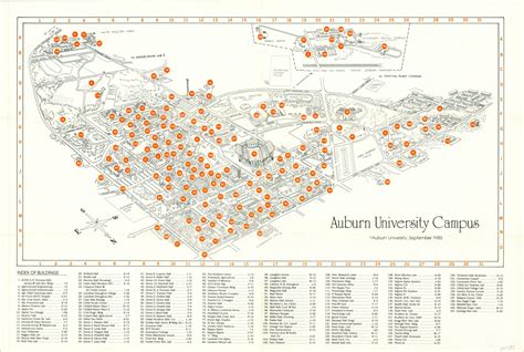 Auburn University Campus - Curtis Wright Maps