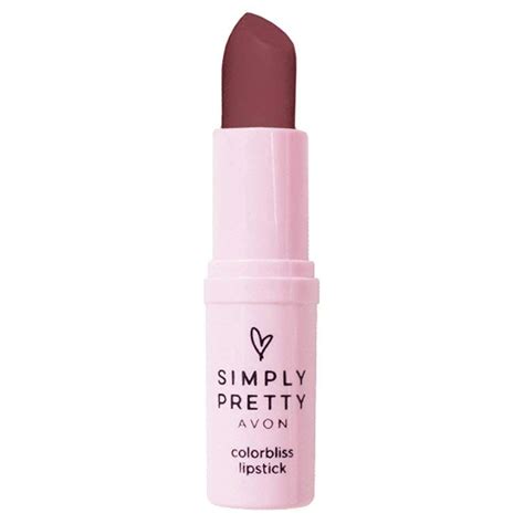 Buy Avon Simply Pretty Colorbliss Matte Lipstick 4g - Malva Online at ...