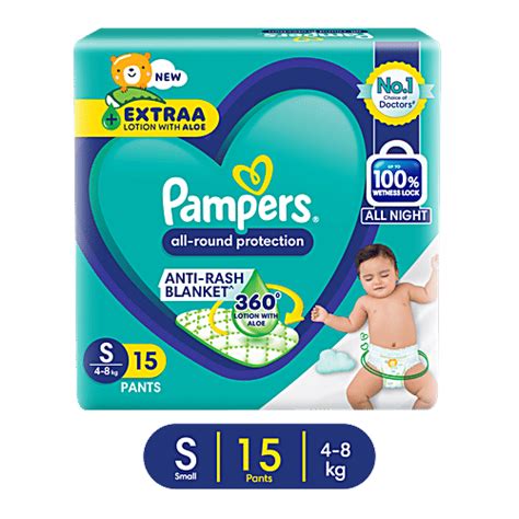 Buy Pampers Diaper Pants - Small, All Round Protection, Anti-rash ...