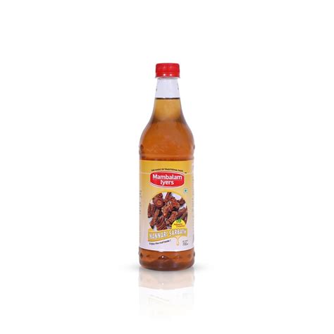 Mambalam Iyers Nannari Sarbath - 700ml Bottle | Instant Herbal drink ...