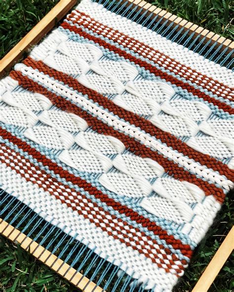 Image result for Weaving On a Frame Loom with Patterns