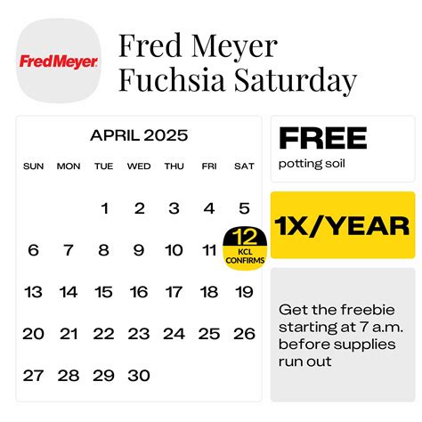 Fred Meyer Fuchsia Saturday 2025: Get Up to $25 in Free Potting Soil ...