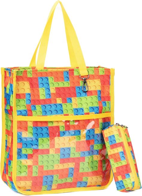 Amazon.com: Kids Cute Tote Bags for Boys Girls Ages 4-16,Handbags with ...