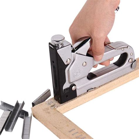 Buy Heavy Duty Ste , Tacker with 600 Stes Builder Wood Ster Manual Nail ...