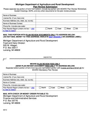 Fillable Online michigan label review mda form Fax Email Print - pdfFiller
