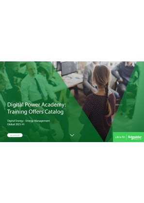 2025 Digital Power Global Training Catalog | Schneider Electric