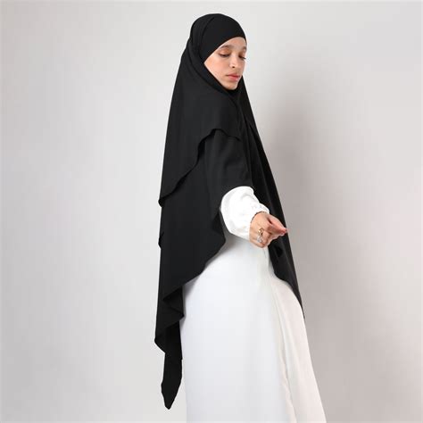 Khimar : 2 Layer Triangular Diamond Instant Khimar-Hijab-Jilbab for Gi ...