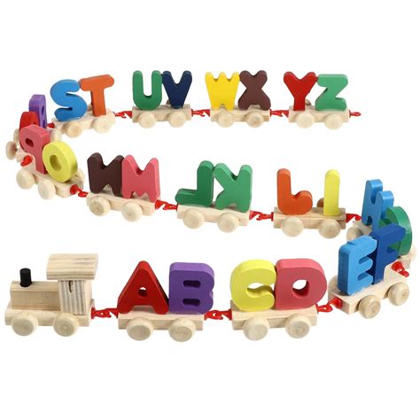 Wooden 3D Small Alphabets abcde Board - MyLittleTales