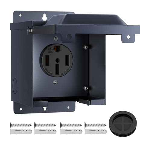 Joinfworld 50 Amp Rv Power Outlet Box 125 250v Nema | Desertcart INDIA